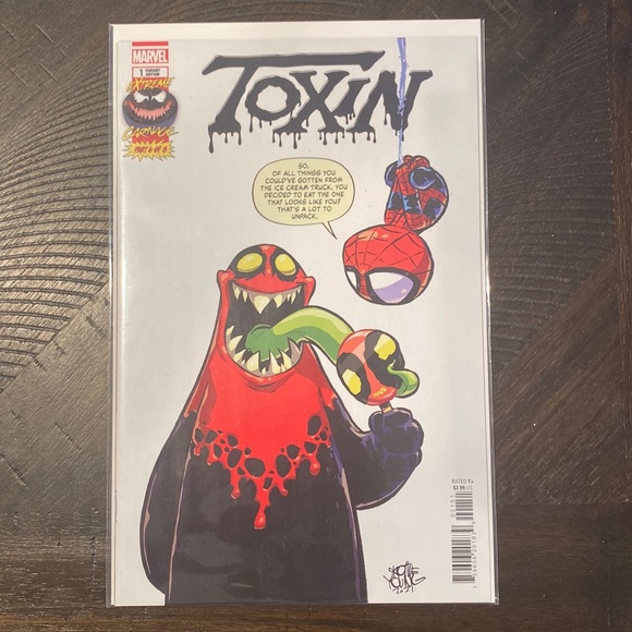 Extreme Carnage Toxin - Skottie young variant - Picture 1 of 5